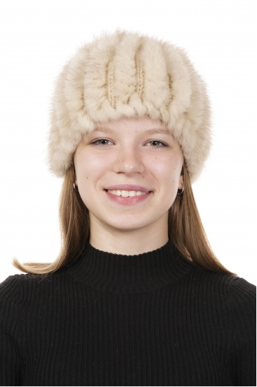 Шапка женская из норки