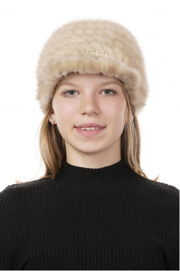 Шапка женская из норки
