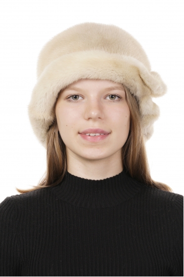 Шапка женская из норки