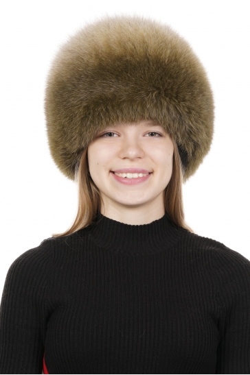 Шапка женская из песца