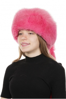 Шапка женская из песца